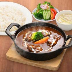 Large beef tongue stew set meal