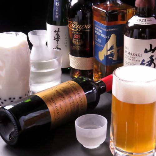 豊富なドリンクメニュー