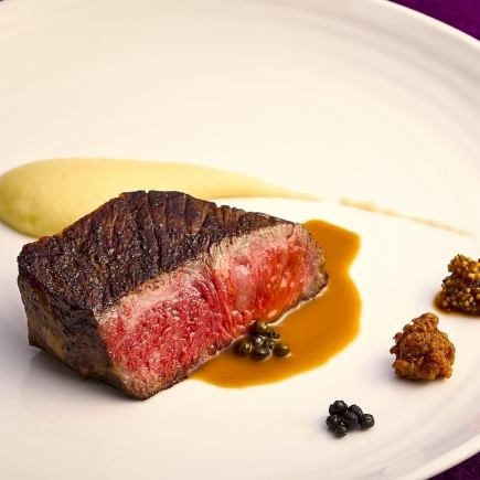 【Sazerac】キャビア・熟成サーロイン・和牛フィレ 堪能する全8品コース