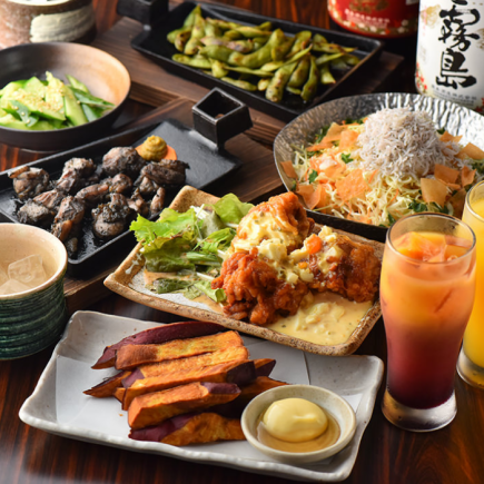 数量限定【2時間飲み放題付き】むしゃんよかコース(12品)7150⇒6270円〈歓送迎会/宴会〉