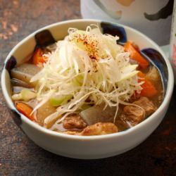Boiled beef stew