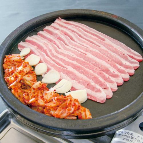 Thinly sliced samgyeopsal set <1 serving>