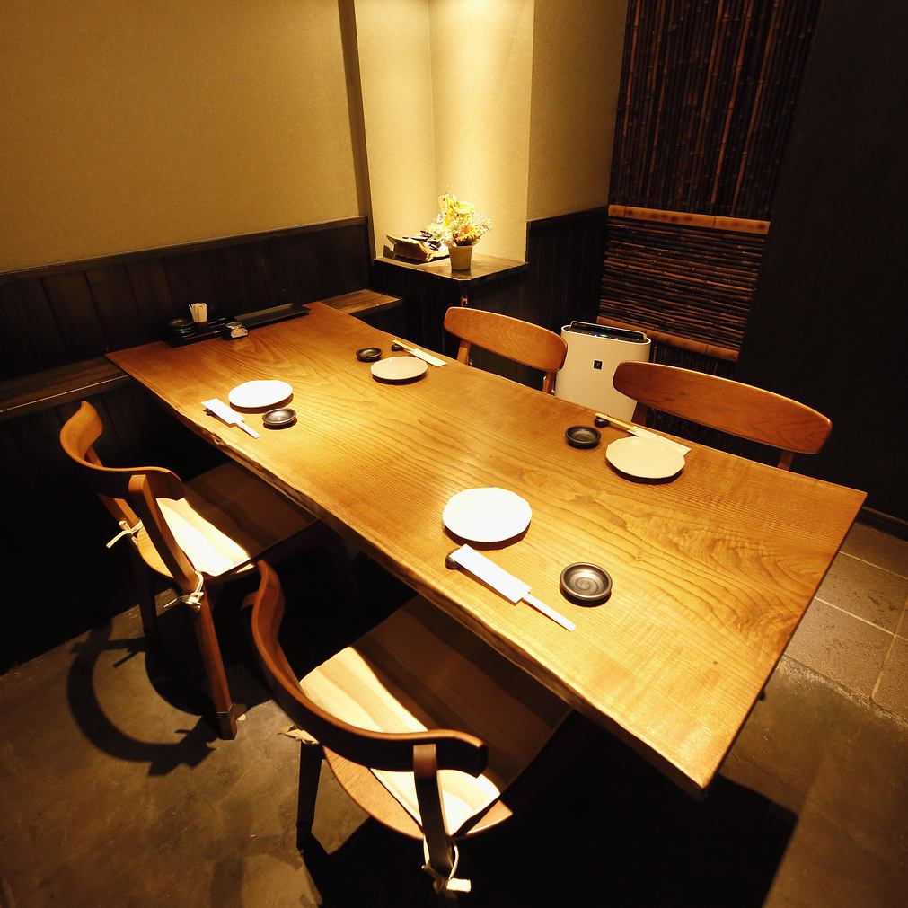 店内は全席個室となっております！デートや誕生日・記念日にも◎