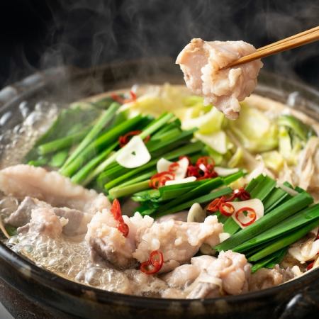 “해연-카이엔-코스” 굴 야모츠 냄비 포함 8품 2시간 음료 무제한 포함 4980엔⇒3980엔 ※연말 규정 있음