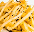 French fries black truffle flavor