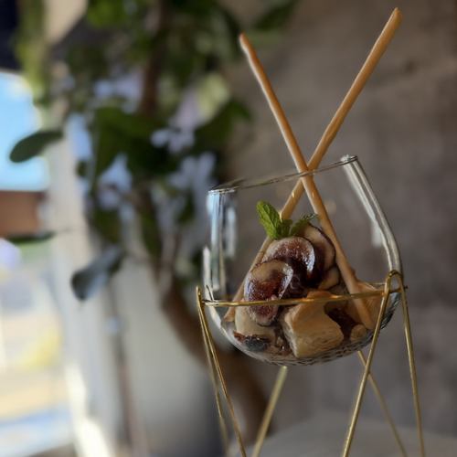 季節のフルーツパフェ！