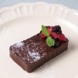 ちょっと大人なチョコテリーヌ