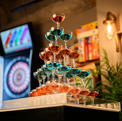 【私人派對課程專屬福利】免費香檳塔服務♪