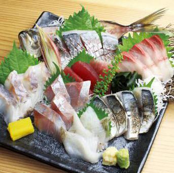 Directly from the local Yokohama Central Market! Exquisite fresh fish sashimi