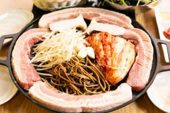 Samgyeopsal set for 1 person