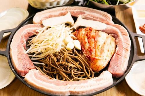 Samgyeopsal set for 1 person