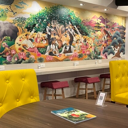 可愛いお店で女子会★季節毎にアフタヌーンティーを楽しめます！