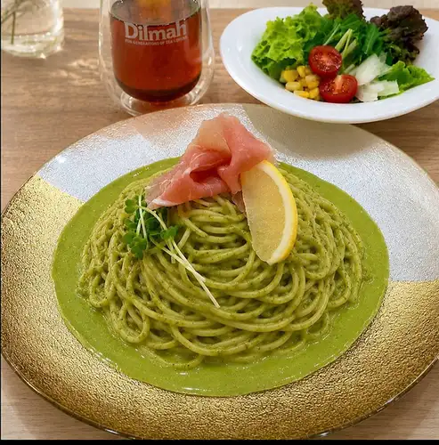 宇治抹茶クリームパスタ