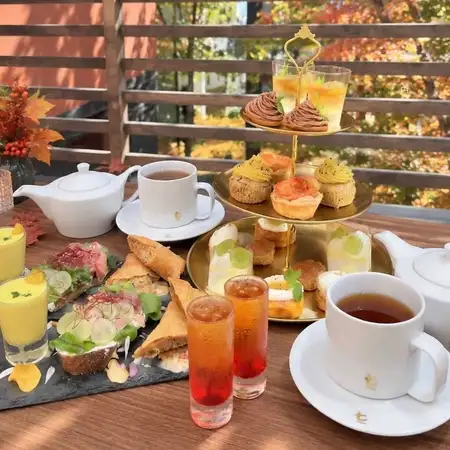 [Seasonal Indulgence] Autumn Flavors Afternoon Tea ◆ Includes a complimentary drink: 5500 yen (tax included)