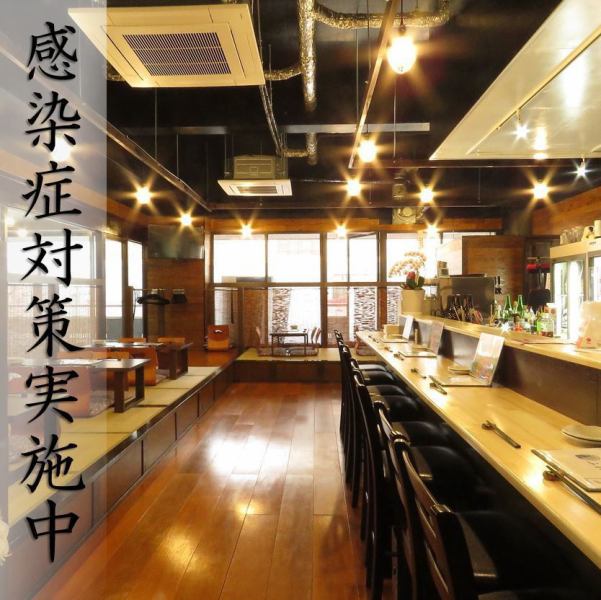 Counter seats, table seats, and private rooms.You can use it according to the scene.Please feel free to relax... We can accommodate parties of 21 or more! Please feel free to contact us.You can enjoy shabu-shabu and hotpot at the counter.