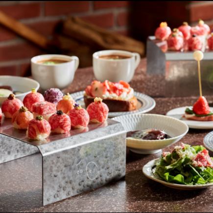 【흑모 와규 수반 고기 스시 코스】★17시 00분~18시 0분 스타트, 1일조수 한정 특별 안내★