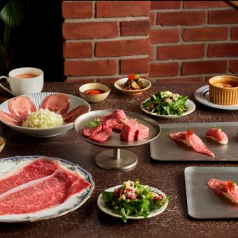 京都焼肉enenが誇る、黒毛和牛を堪能いただける大人気創作焼肉コース