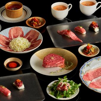 ［希少な黒毛和牛ヒレ肉を味わう］創作焼肉Premiumコース「Premium Wagyu Tenderloin Course」