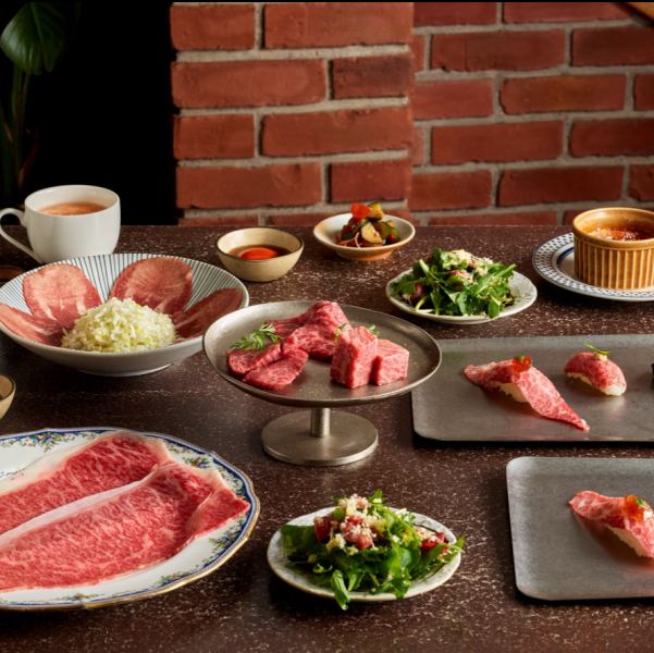 京都焼肉enenが誇る、黒毛和牛を堪能いただける大人気創作焼肉【　enenコース　】