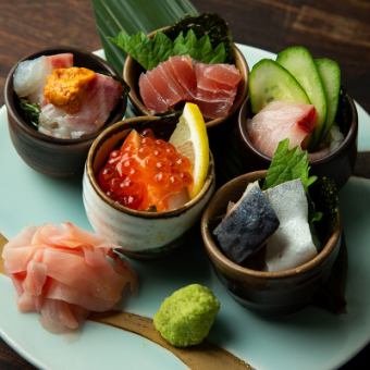おちょこ寿司5種盛り