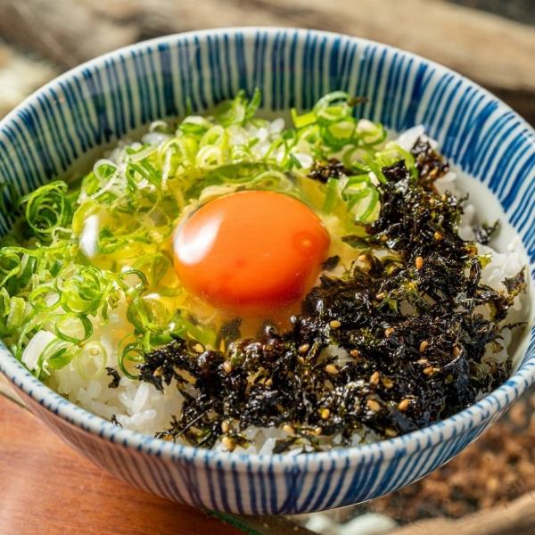 【人気飯】蘭王卵かけ飯　500円（税込）