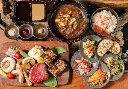 【ネット予約限定】「国産羊の堪能コース」5,060円