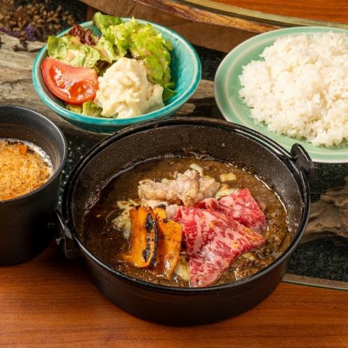 スペシャル笠松カレー（ライス・スープ・サラダ付き )