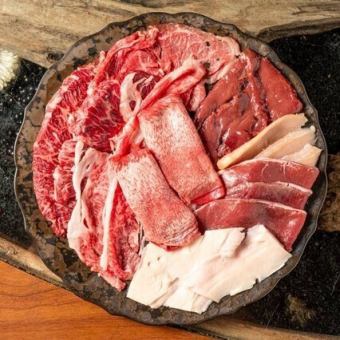 【必食◎】焼肉笠松堪能コース　アテ5種、タン、ツラミ、ホルモンなど 全20品6200円→5000円