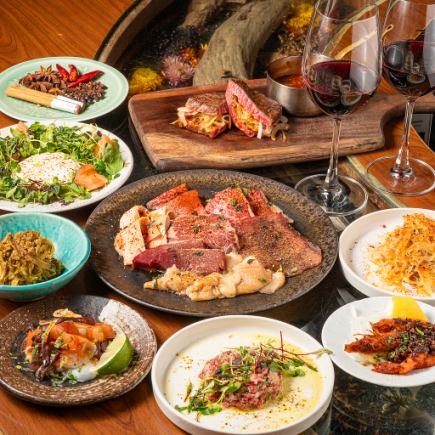 【広告視聴者限定】焼肉笠松堪能コース アテ5種、焼肉、ホルモンなど 全20品6200円→5000円