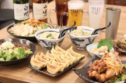 We have a selection of dishes that go well with alcohol