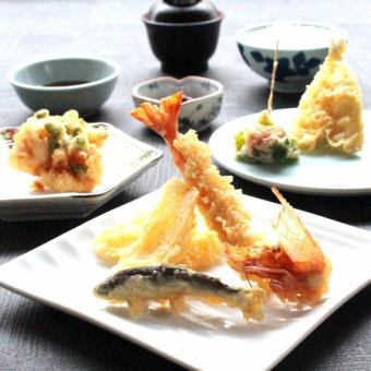 【季節限定】初夏天定－初夏ならではの味覚を揚げたてで味わう季節の天ぷら膳－ 3,500円(税込)
