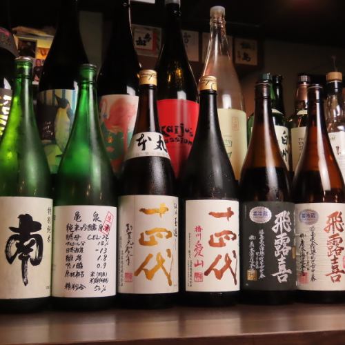 【日本酒が自慢】お酒好きにはたまりません!良質な日本酒を、リーズナブルな価格でお楽しみいただけます。