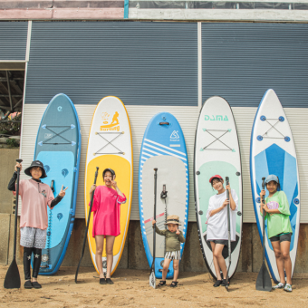 [SUP用戶請點這裡] 在Aquamarine前平靜的海面上進行SUP衝浪★