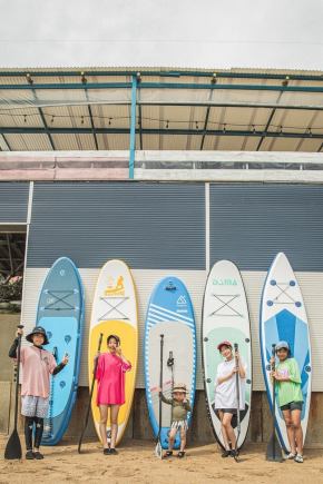 《5/1～》【SUP】ライフジャケット、シャワー室、場所利用込み★60分3500円［延長30分500円］
