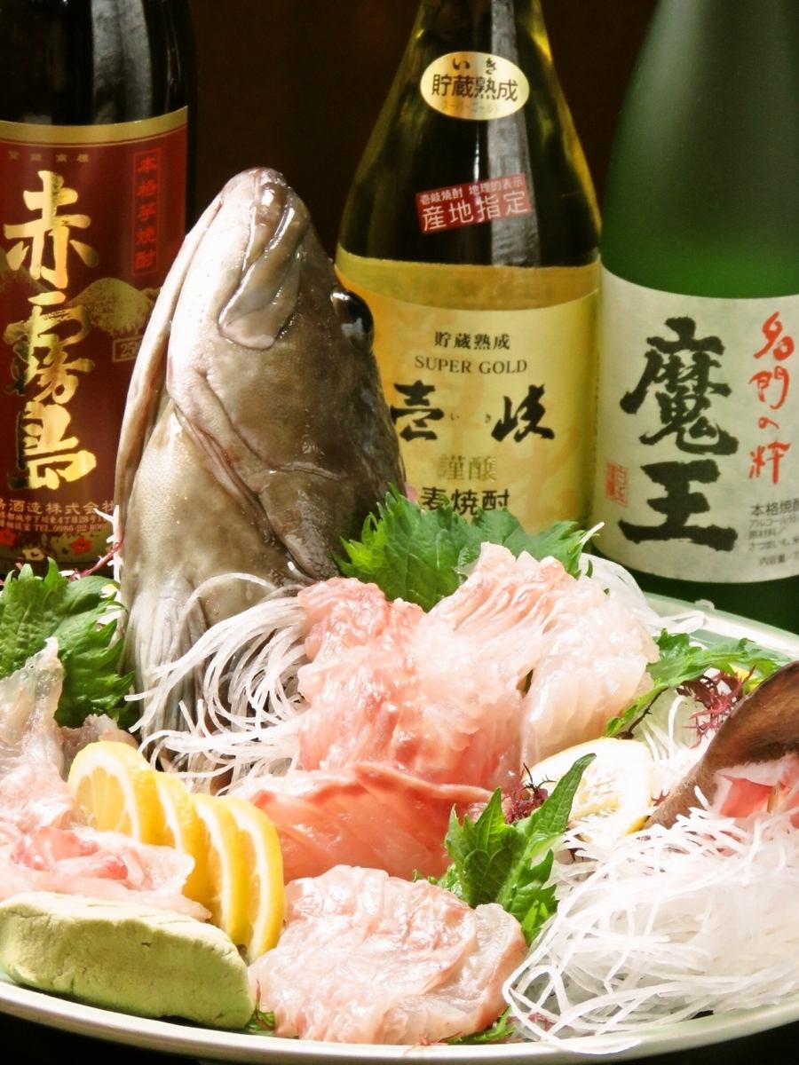 長崎の地魚に拘った新鮮なお魚料理をご用意◎