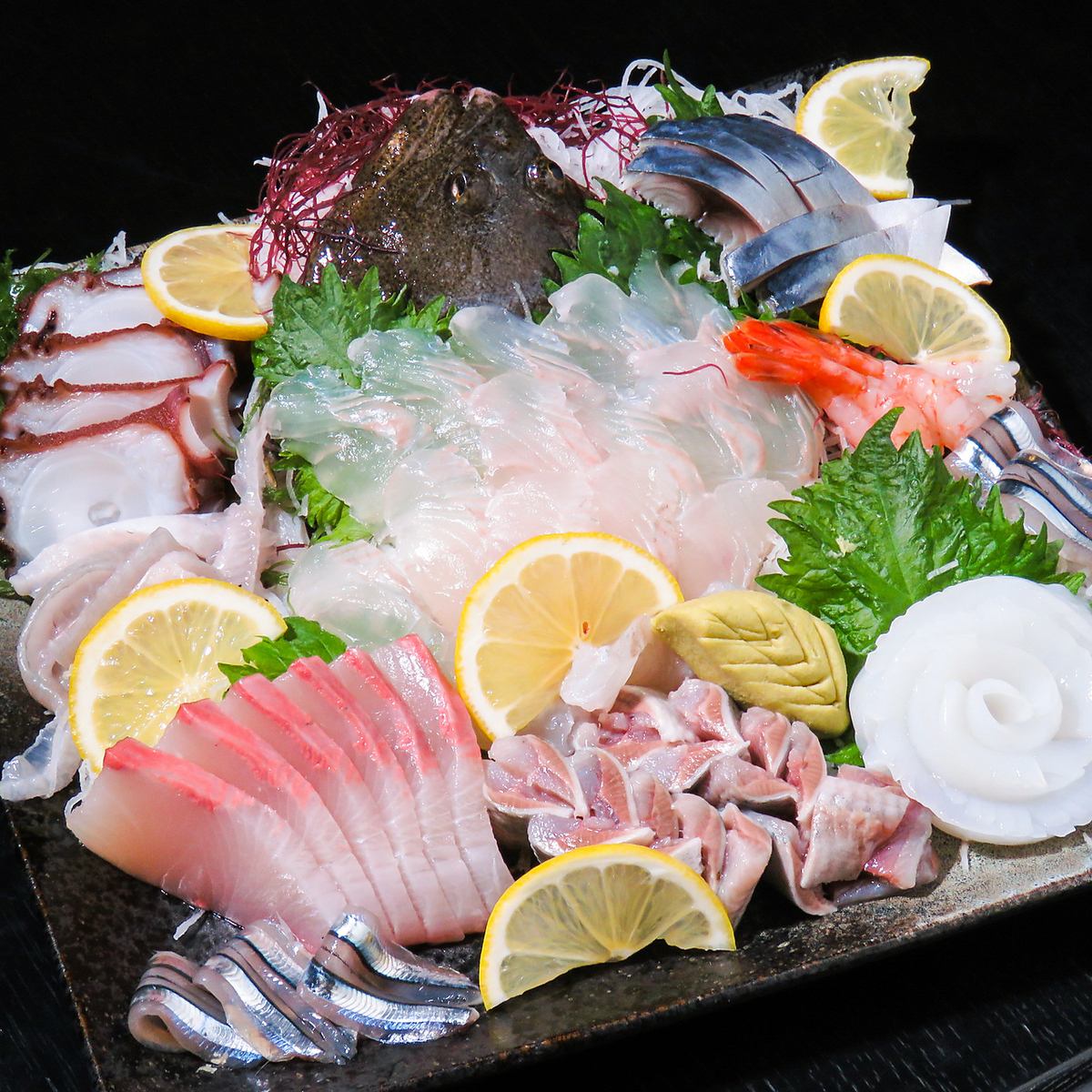 長崎の地魚に拘った新鮮なお魚料理をご用意◎