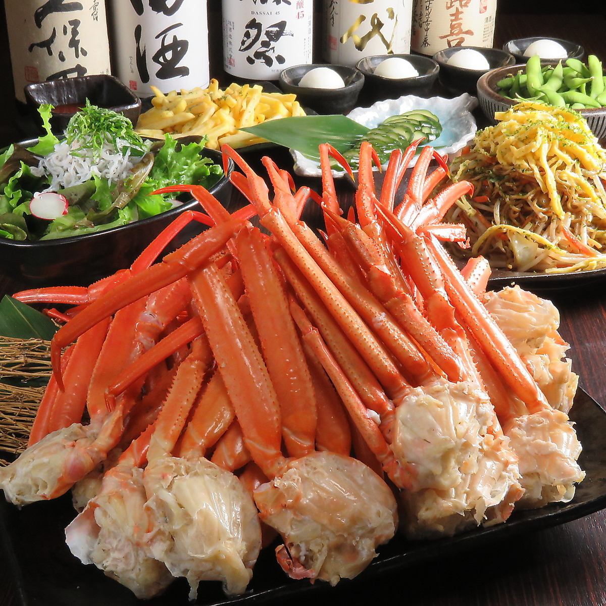 [All-you-can-eat snow crab + 120-minute all-you-can-drink course] All 7 dishes 7700 yen