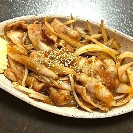 The chef's proud ginger pork