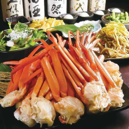 All-you-can-eat snow crab ♪