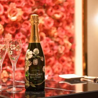 誕生日・記念日に…【バースデープレート付き　華コース】全9品10000円(税込)