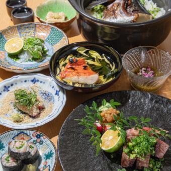 【宴会にぴったり】ごま豆腐焼き物/揚げ物/土鍋など<全9品>7700円(税込)