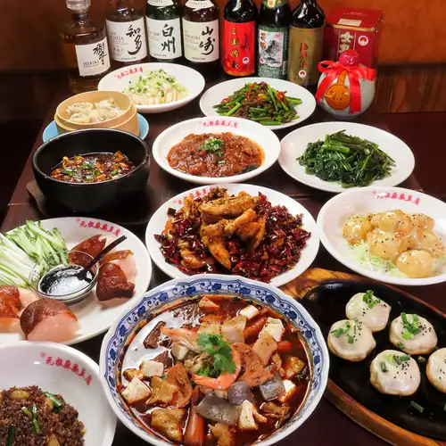 【元祖麻婆豆腐新宿店1番人気】100種類本場中華2時間食べ飲み放題5500円（税込）