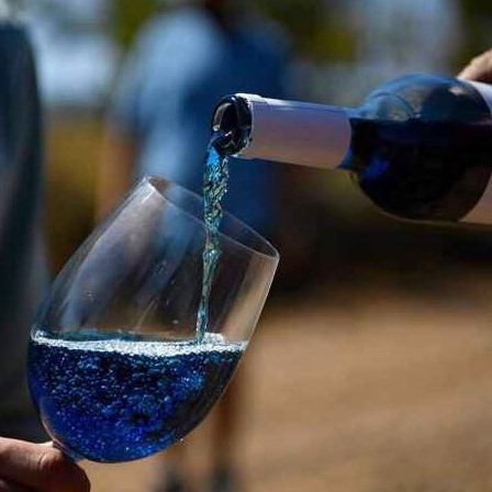 The world's first blue wine!