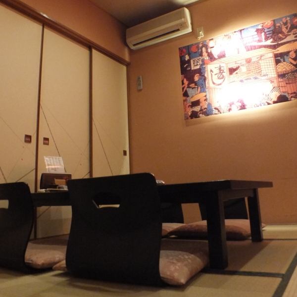 接待や宴会に最適な個室をご用意しています。太田市で、お寿司なら『鮨 波平』。※飾られたインテリアも落ち着いた和の空間を演出しています。