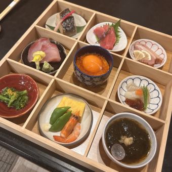 平日限定【九枡盛り】120分飲み放題付プランお一人様5500円