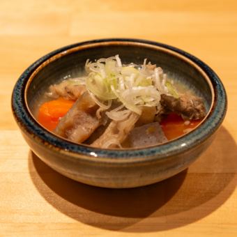 Made with Japanese Black Beef! Salt-boiled beef tendon