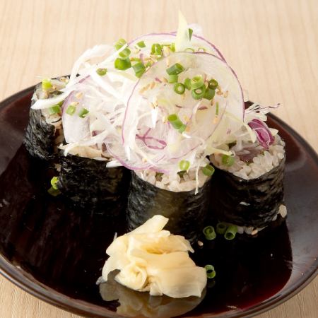 鰹のタタキのあて巻き