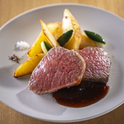 <肉>和牛ステーキ～ポムソテー付き～