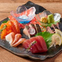 本日の鮮魚盛り合わせ