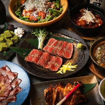 【限时优惠】十道菜套餐，含三小时畅饮：尽享“芝麻黄尾鱼”和“砂锅烤鲭鱼”